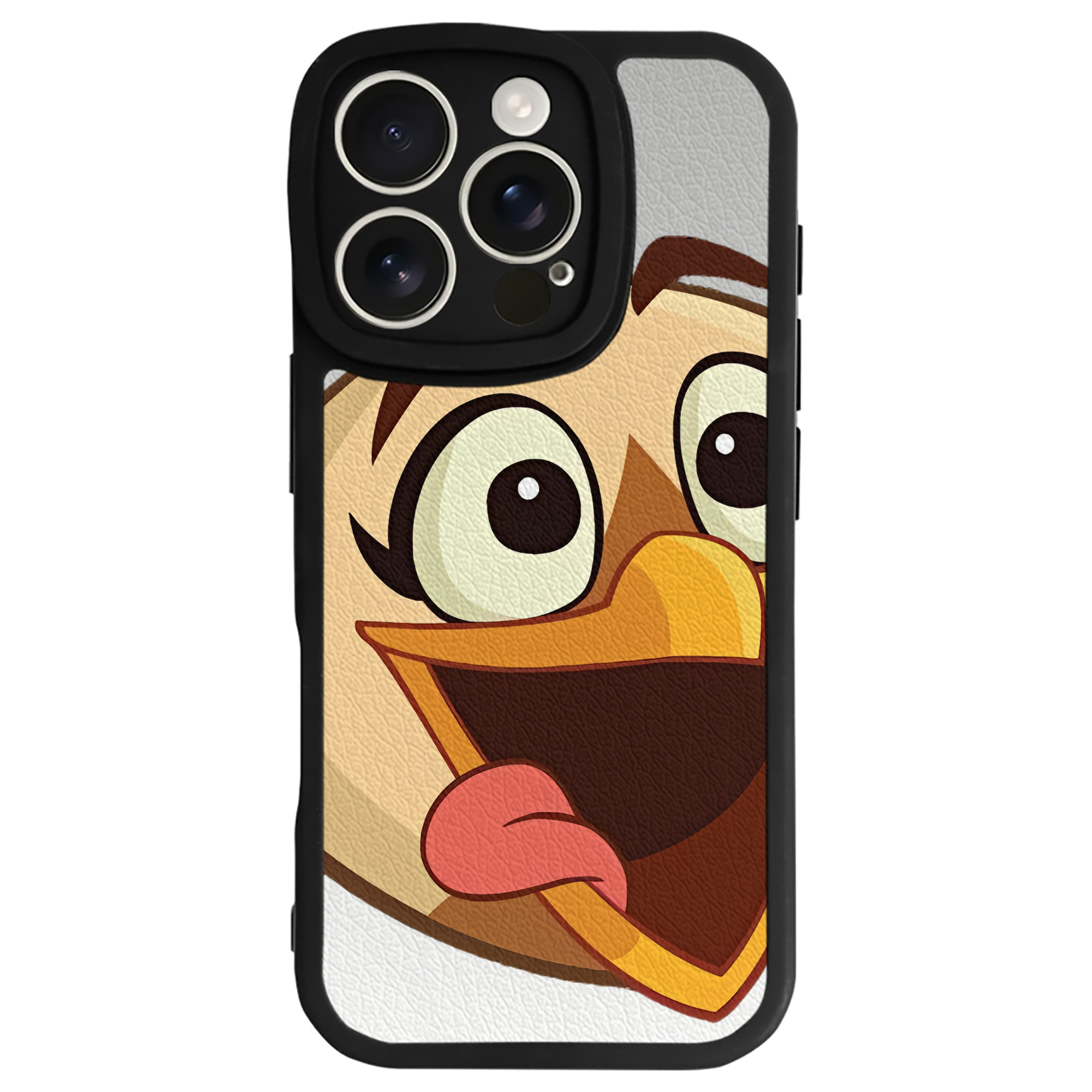 （画像用） Angry Birds アングリーバード 【iPhone 16シリーズ対応】シリコンスマホケース（レザー調） 材質：シリコン